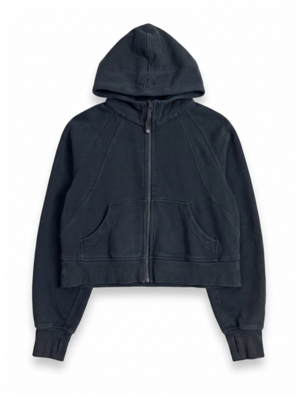 LULULEMON Jacket Scuba Full Zip Oversize Fleece Hoodie Casual Cotton, Sz XS/S